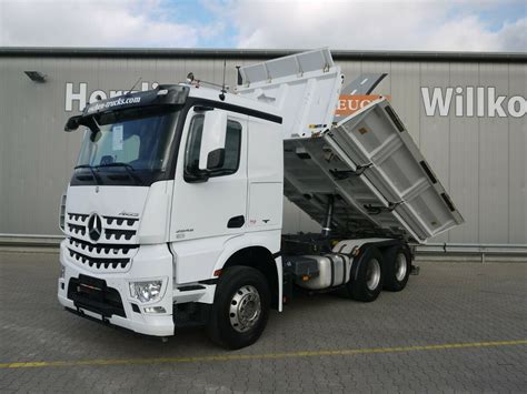 Mercedes Benz 2645 6x4 Arocs Meiller Kipper Bordmatik Fertiger Tipper