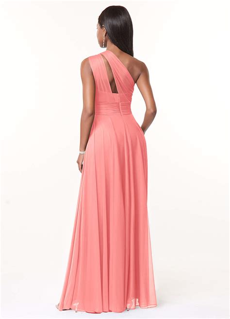 Azazie Charlize Coral Bridesmaid Dresses Azazie