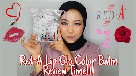 Red A Lip Glo Color Balm Review Time YouTube