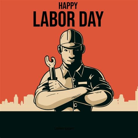 Happy Labor Day Template Postermywall