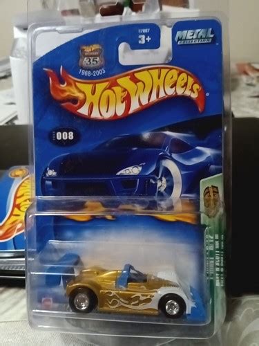 2002 Hot Wheels T Hunt 8 12 Riley Scott MK III Gold W Flame W RR 27084012163 EBay