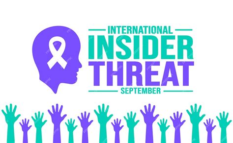 Premium Vector September Is National Insider Threat Awareness Month