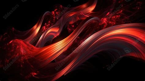 An Abstract Image With Red And Dark Images All Over It Powerpoint ...