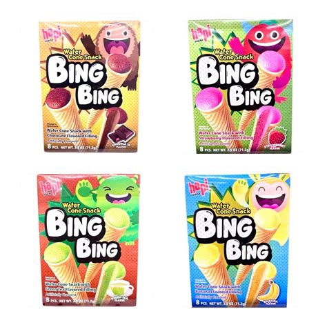 Hapi Bing Bing Wafer Cone Snack Variety Etsy