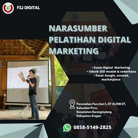 Wa 0858 5149 2825 Narasumber Digital Marketing Politeknik Perkapalan