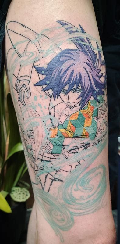 Anime Demon Slayer Giyu Tomioka By Stef Aka Keki Tattoonow