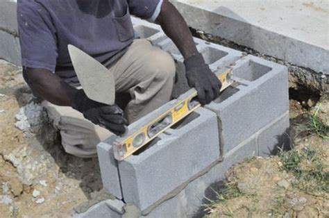 How to Build a Concrete Block Foundation - One Project Closer