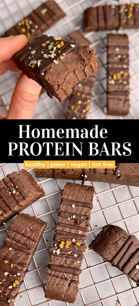 Dark Chocolate Protein Bars No Bake Paleo Vegan Bake It Paleo