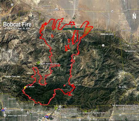 Angeles National Forest Fire Map New York Map Poster