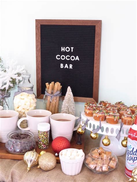 Kara S Party Ideas DIY Christmas Hot Cocoa Bar Kara S Party Ideas