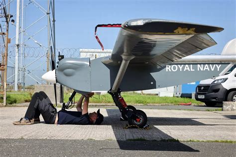 Pilotless Aircraft Makes History Landing On Royal Navy Carrier Off Cornish Coast Cornwall Live