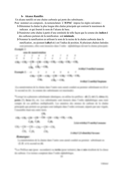 Solution Chapitre Ii Nomenclature Des Compos S Organiques Converti