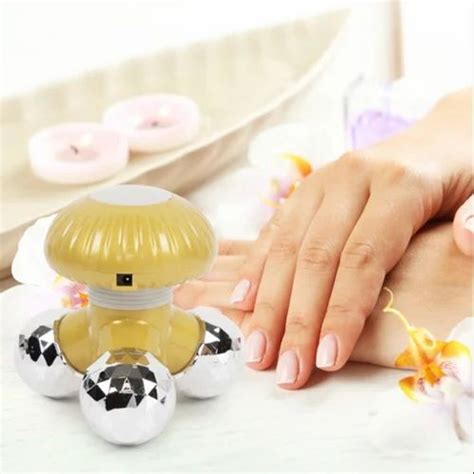 Plastic White Mushroom Hand Massager At Best Price In Coimbatore Id 27286544073