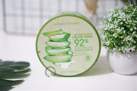 Review Nature Republic Aloe Vera 92 Sooting Gel Andayani Rhani