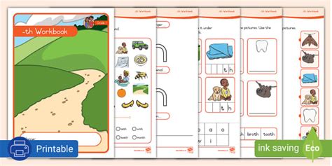 Grade 1 Phonics Th Workbook L Enseignant A Fait Twinkl