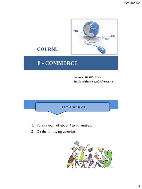 Chapter 1 Introduction To E Commerce Ecommerce Studocu