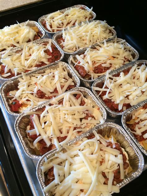 Easy Individual Mini Lasagnas Freezer Friendly Best Freezer Meals