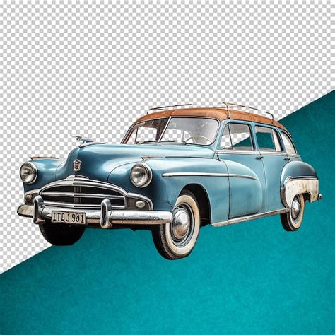 Premium Psd Psd Classic Car On Transparent Background