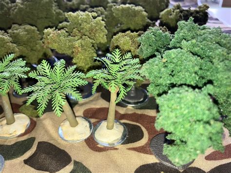 Model Railroad Scenery Trees Vintage Lot Ebay