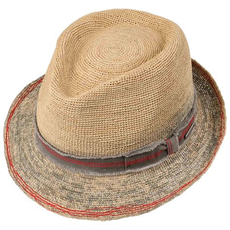 Crochet Trilby Straw Hat By Stetson 79 00