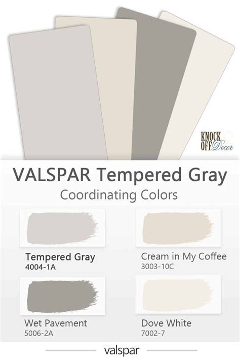 Valspar Tempered Gray The Perfect Blend Of Modern And Elegance