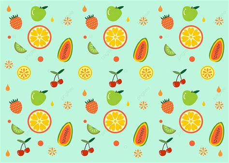 Fundo De Frutas Frescas Pintadas M O Fruta Ma Morango Imagem De