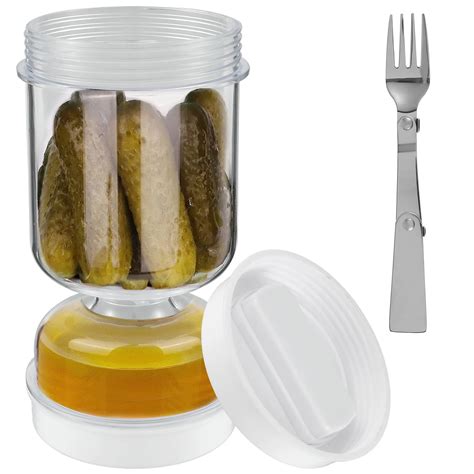 Pickles Jar Garfos Dispensador Seco E Molhado Picles E Azeitonas