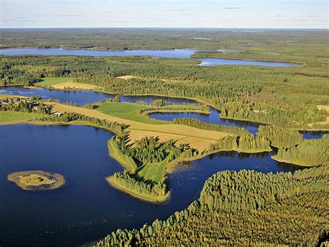 Jezerní Oblast Ve Finsku Ck Mundo