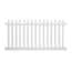 Weatherables Plymouth 5 Ft W X 4 Ft H White Vinyl Picket Fence Gate