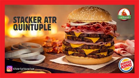 Stacker Atr Qu Ntuple De Burger King Imposible De Terminar Youtube