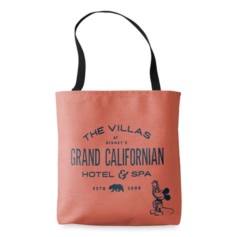 Mickey Mouse Disney S Grand Californian Hotel Spa Tote Customizable