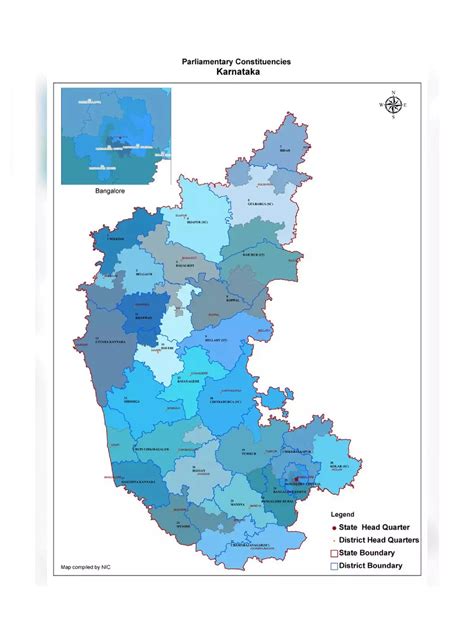 karnataka map  districts  taluks