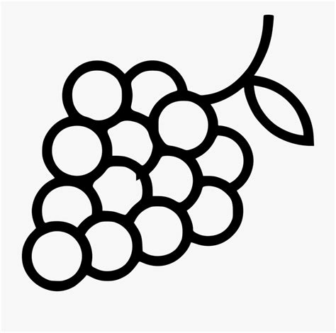 grapes clipart black and white - Clip Art Library