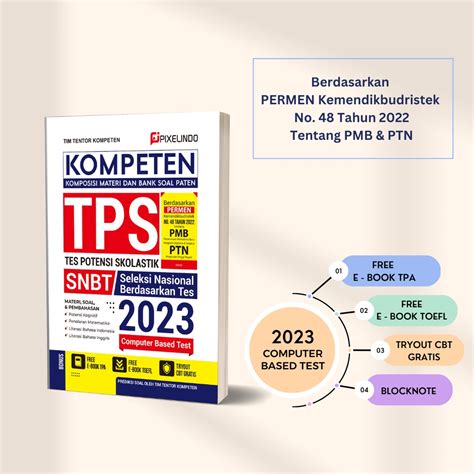 Jual Buku Kompeten Tps Tes Potensi Skolastik Snbt Shopee Indonesia