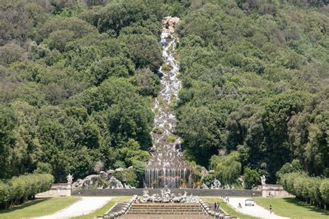 The Waterfall And Torrione Reggia Di Caserta