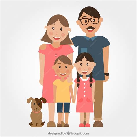 Free Vector | Family illustration