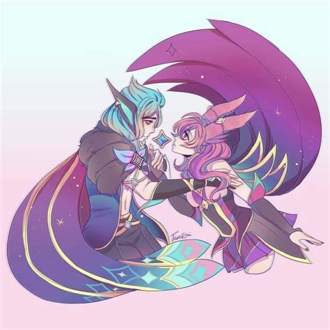 Xayah Rakan Guardianes Estelares Lol League Of Legends League Of