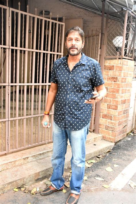 Chunky Pandey seen at Bandra