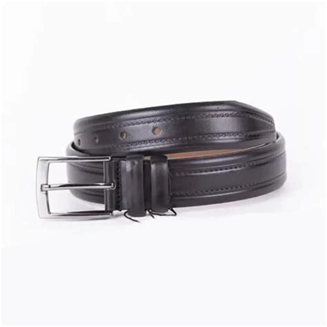 Buy Black Mens Belt For Suit Genuine Leather LeatherBeltsOnline