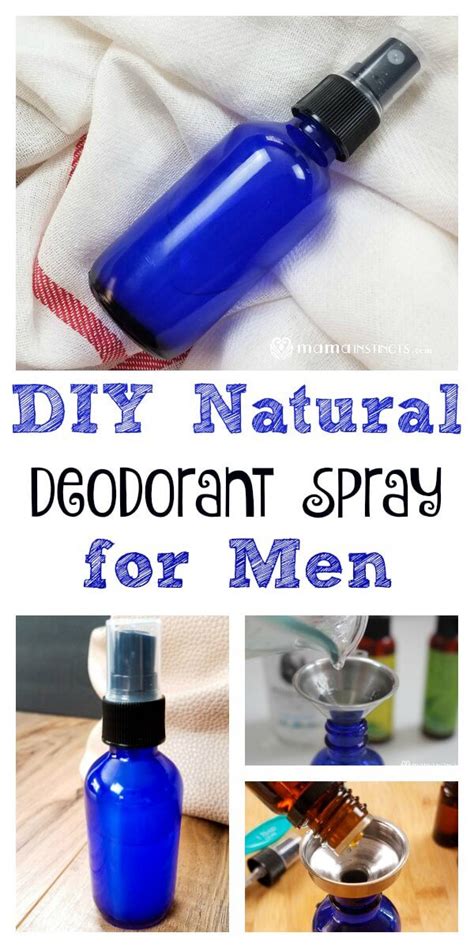 DIY Natural Deodorant Spray for Men – Mama Instincts®