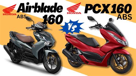 Honda PCX 160 ABS Vs Honda Airblade 160 Side By Side Comparison