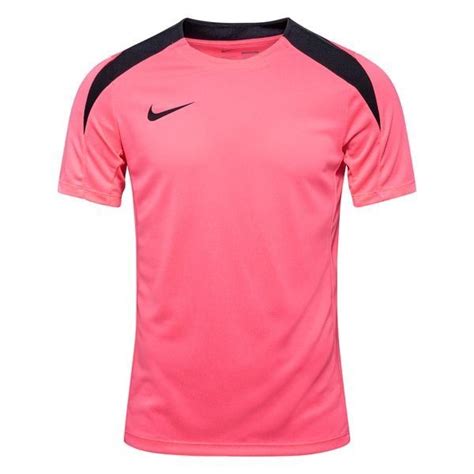 Nike T Shirt D Entra Nement Dri Fit Strike Rose Noir