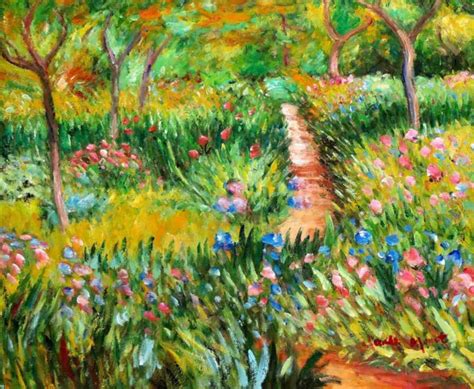 Claude Monet Monets Garten In Giverny B X Cm Exzellentes