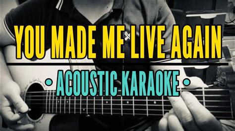 You Made Me Live Again Janet Basco Acoustic Karaoke Youtube