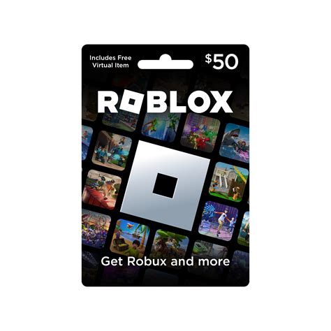 Roblox Black - $50 Physical Gift Card - Walmart.com