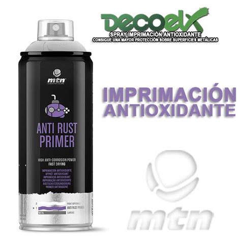 Spray Imprimación Antioxidante Mtn Pro Anti Rust Primer 400ml