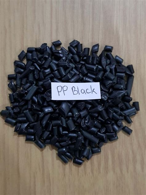 Pp Repro Pellets Recycled Pp Granule Flake Black White Green Red Blue