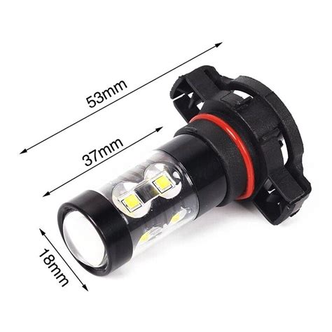 X X W H K Super White Led Fog Lights Driving Bulbs Drl