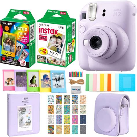 FUJIFILM INSTAX Mini 12 cámara de película instantánea morado lila