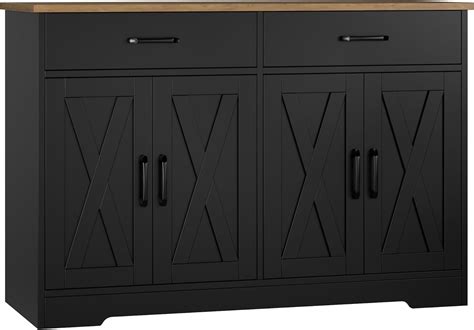 Amazon HOSTACK Gabinete de barra de café gabinete de buffet de 47